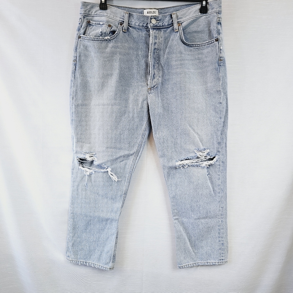 Agolde Riley High Rise Straight Crop size 34 - Picture 4 of 11
